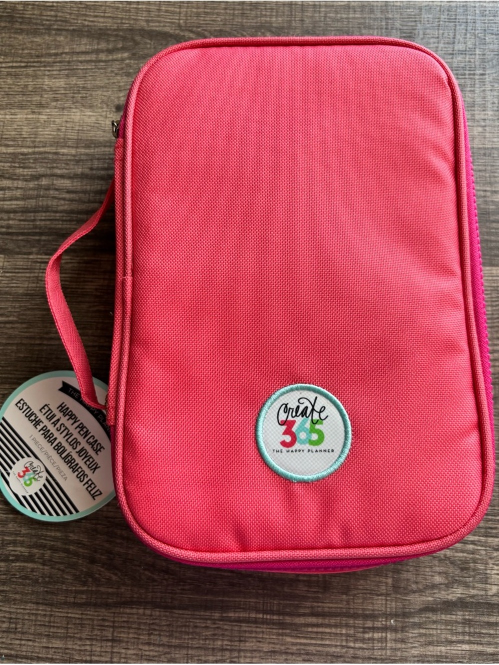 The Happy Planner Pink Zippered Planner Supply Case
